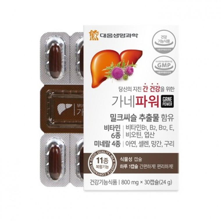 대웅생명과학 가네파워 800mg x 30캡슐