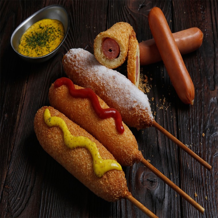 프리미엄 카스테라 핫도그 650g 130gX5개 식당용