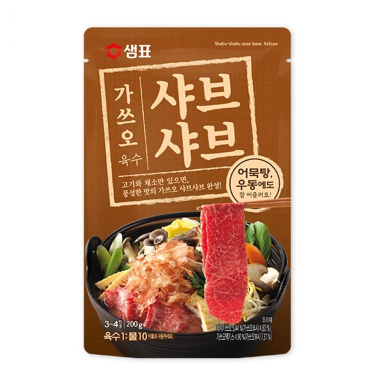 샘표 가쓰오 샤브샤브 육수 200g