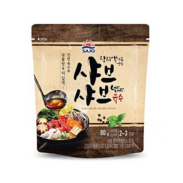 사조 샤브샤브 육수 80g