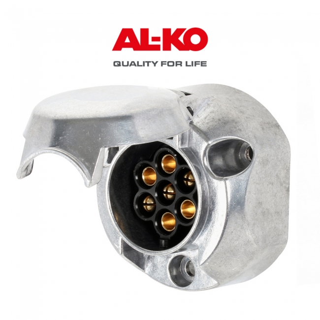 ALKO 알코 메탈 유럽식 7핀 트레일러 메탈 하네스 차량측 소켓 / ALK-560036