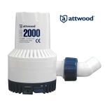 ATTWOOD 헤비듀티 빌지펌프 / 2000갤론 / 12V / 4760-1