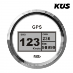 GPS 디지털 스피드게이지 85mm 스피드메타 속도계 - 화이트