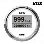 GPS 디지털 스피드게이지 52mm 스피드메타 속도계 - 화이트