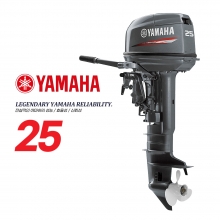 YAMAHA 야마하 25마력 2행정 수동 틸러 선외기 / 25BMH 보트엔진