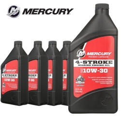 MERCURY 머큐리 4행정 선외기 엔진오일 10W30 946ml 6EA