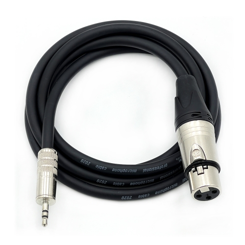 BK2020 컬러 BK XLR(암) -  스위치크래프트 3.5mm 케이블 제작케이블 BK케이블