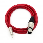 BK2020 컬러 BK XLR(암) -  스위치크래프트 3.5mm 케이블 제작케이블 BK케이블