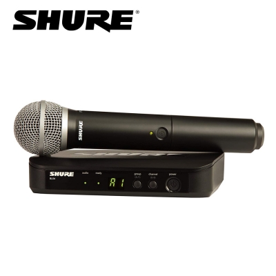 SHURE BLX24/PG58 무선 핸드마이크 SET / 슈어 1채널 무선 핸드마이크 SET