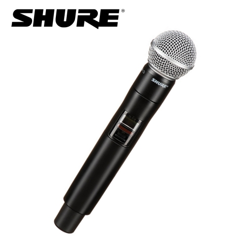 SHURE QLXD2/SM58 무선 핸드핼드 송신기 / 슈어 QLXD용 SM58 무선핸드마이크