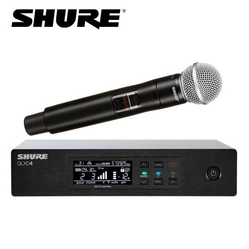 SHURE QLXD24/SM58 무선 핸드마이크 SET / SM58 캡슐