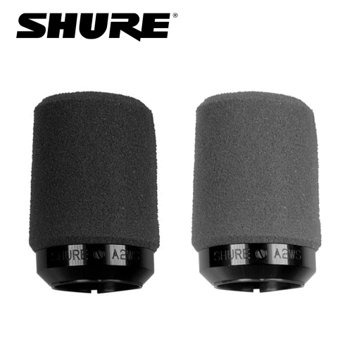 SHURE A2WS / 슈어 마이크 윈드스크린 / 색상선택(블랙, 그레이)