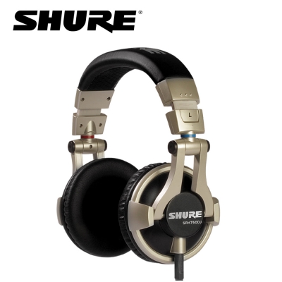 SHURE SRH750DJ / 슈어 DJ 헤드폰 / 이어캡 회전 / 밀폐형