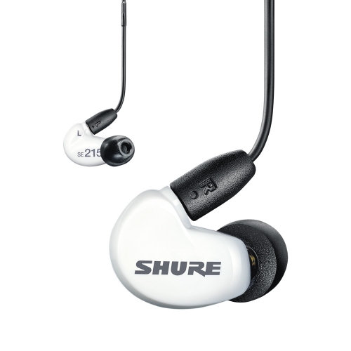 SHURE AONIC215 - UNI (SE215SPE-UNI) 화이트 슈어 아이솔레이팅 이어폰 RMCE-UNI 케이블 포함
