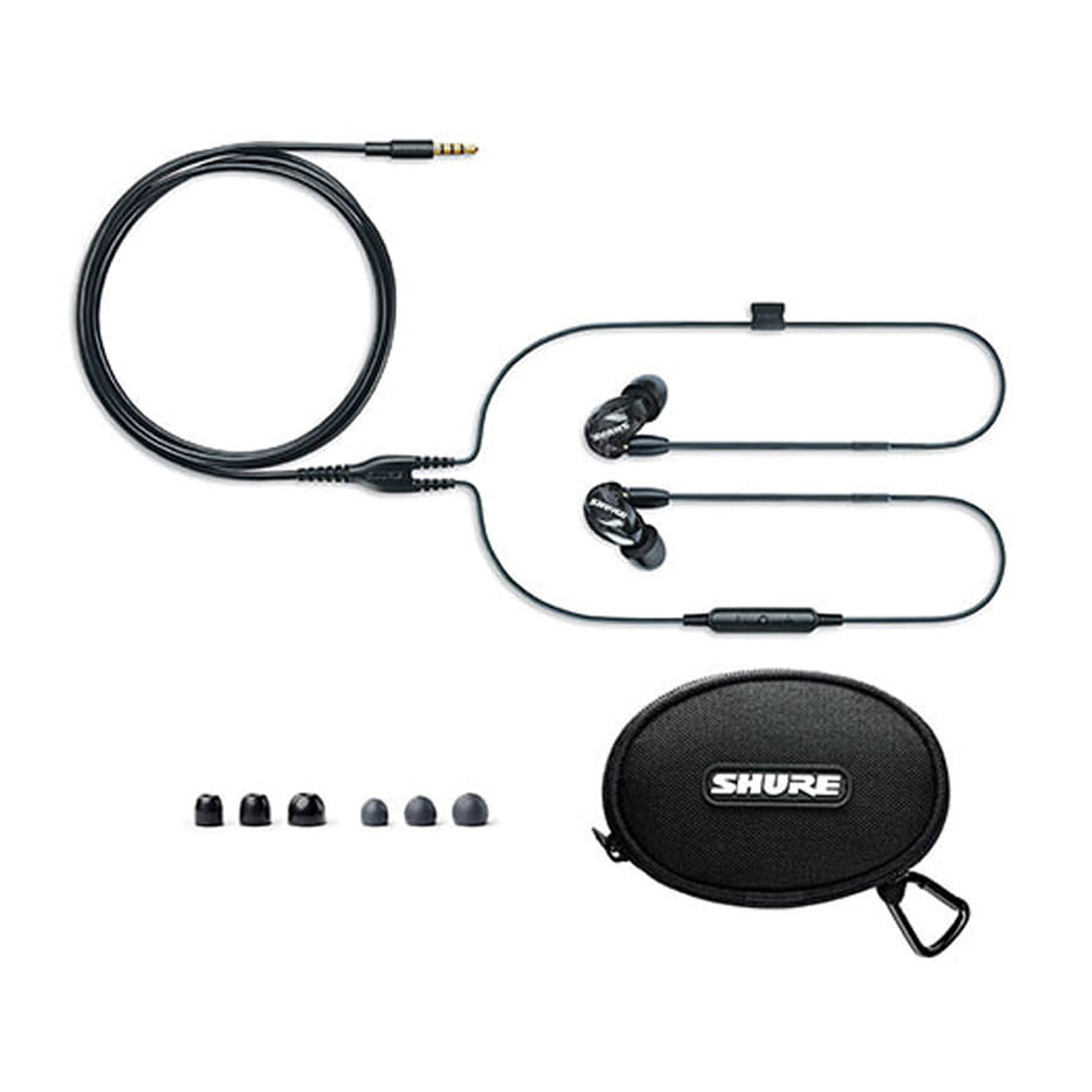 [사은품증정] SHURE SE215-UNI 블랙 슈어 모니터링 이어폰 인이어