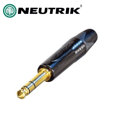 NEUTRIK NP3X-B / 뉴트릭 55 TRS(스테레오) 블랙 골드팁커넥터