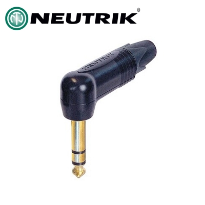 NEUTRIK NP3RX-B / 뉴트릭 55 TRS(스테레오) ㄱ자 블랙골드팁 커넥터