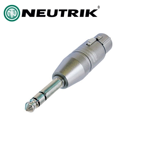 NEUTRIK NA3FP / 뉴트릭 XLR(암)-55TRS(스테레오) 어댑터 / 캐논(암)-TRS 변환젠더