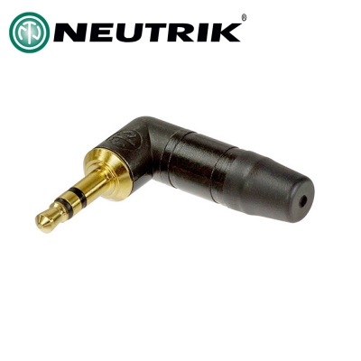 NEUTRIK NTP3RC-B / 뉴트릭 3.5 TRS(스테레오) 블랙골드팁 커넥터