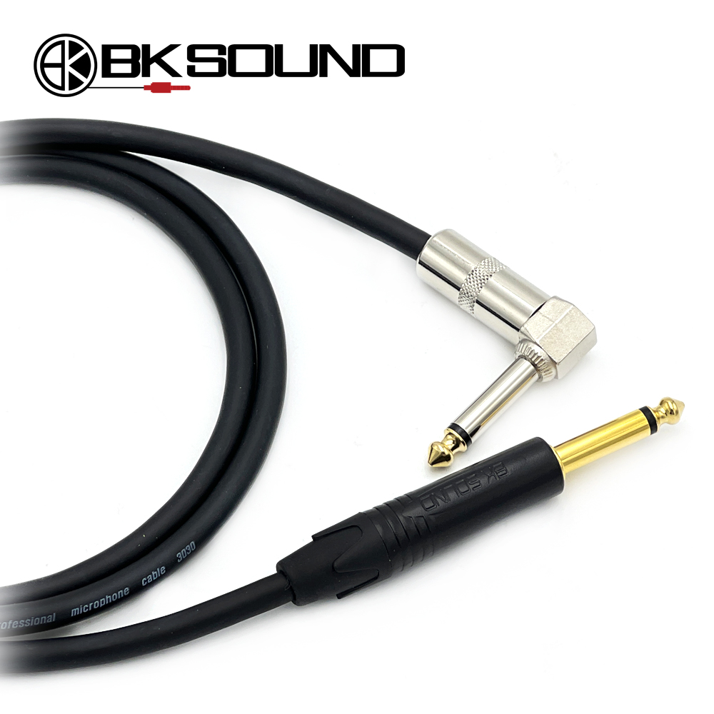 BK3030 BK 골드팁 55 TS(모노) - 기역자 55 TS(모노) 악기케이블 국산 고급 BK케이블 BK3030 BK 골드팁 55 TS(모노) - 기역자 55 TS(모노) 악기케이블 국산 고급 BK케이블