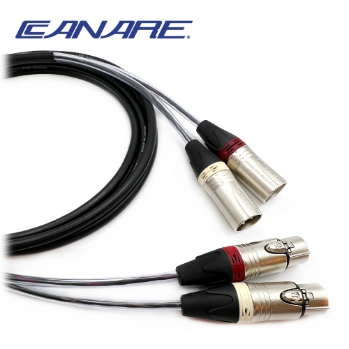 카나레 MR202-2AT + 뉴트릭 XLR(2P/암) - XLR(2P/수) 2채널 멀케이블 / 1M이상부터 제작