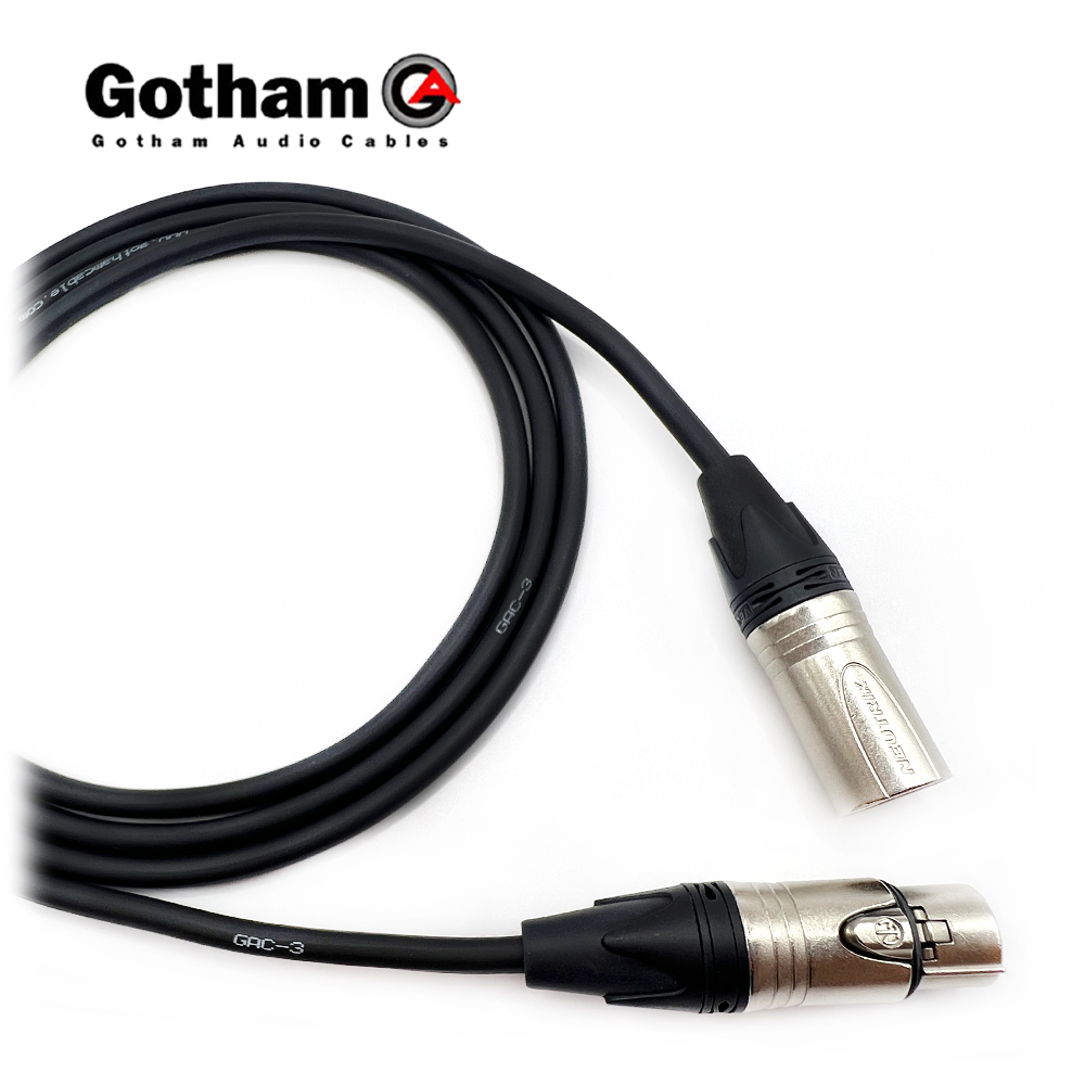 고담 GAC-3 뉴트릭 XLR(암) - XLR(수) 마이크케이블 제작케이블 양캐논