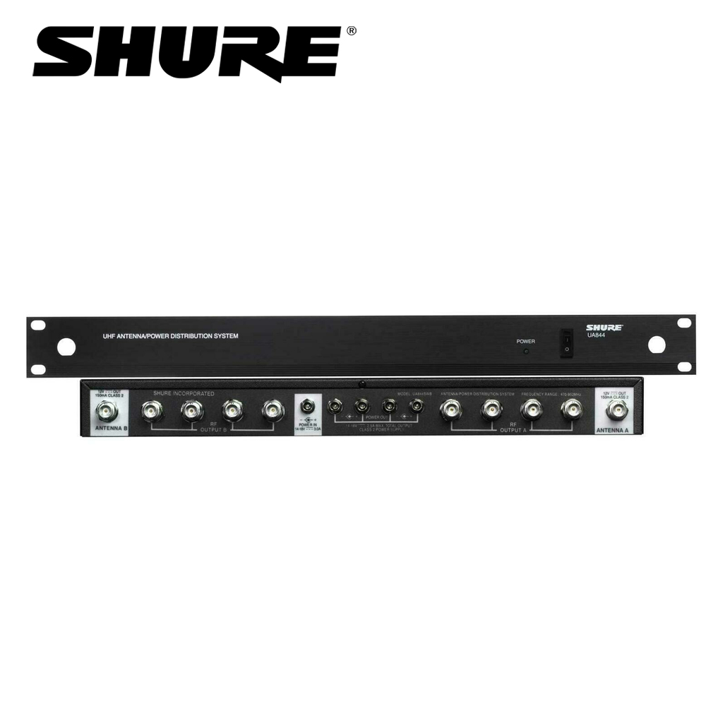 SHURE UA844SWB UHF 안테나 전원분배시스템 /  SLX,ULX,QLX-D,ULX-D용