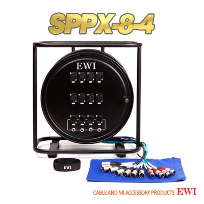 EWI SPPX-8-4 / 30, 45M / 8CH 멀티 릴 스네이크 완제품 XLR/PHONE 병렬4CH 멀티롤케이블 바퀴옵션