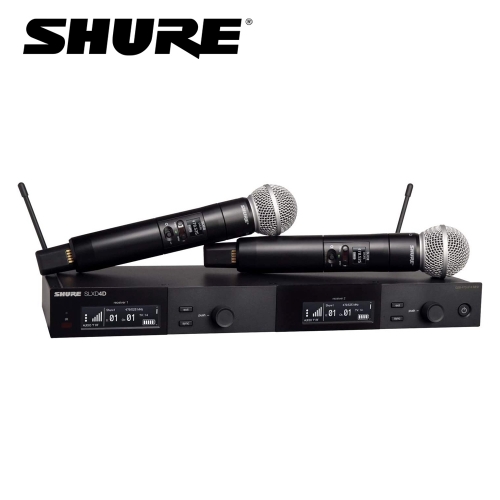 SHURE SLXD24D/SM58 / 슈어 2채널 무선핸드마이크 SET