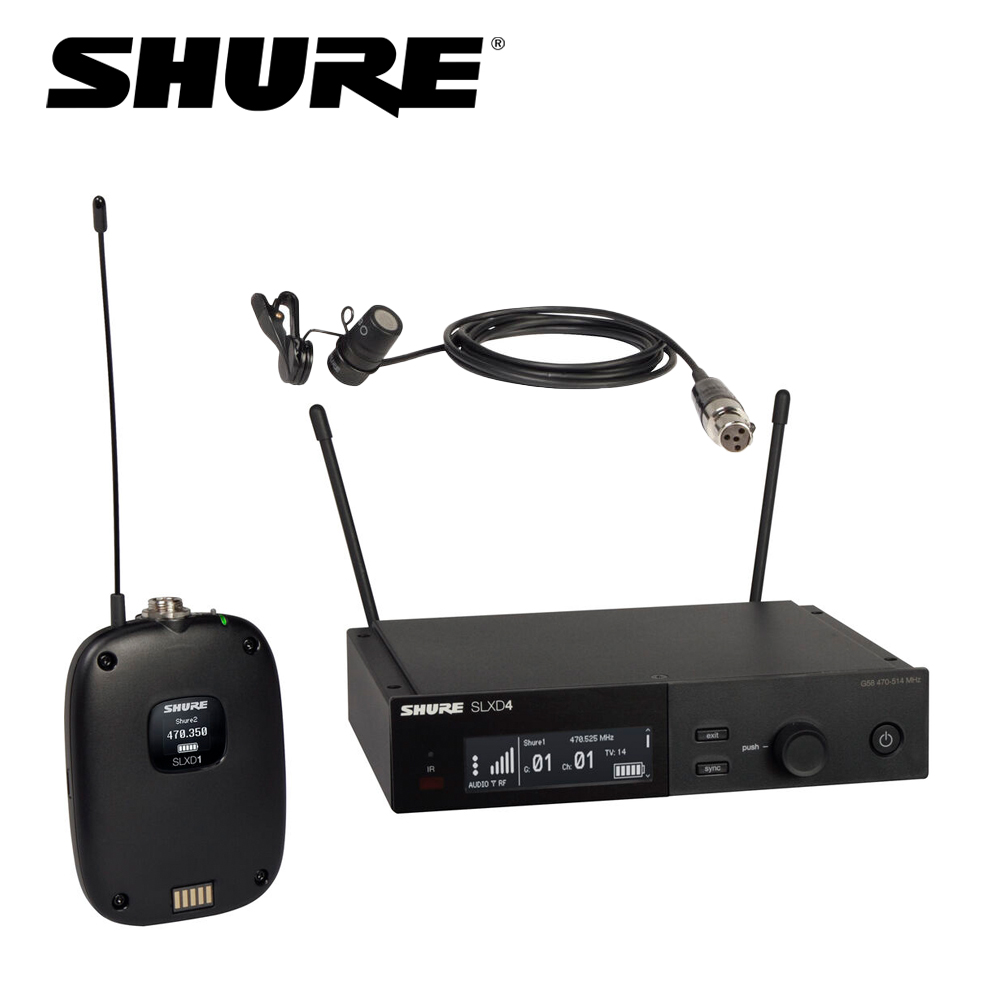 SHURE SLXD14/85 / 슈어 무선 핀마이크 SET / WL185 핀마이크 포함