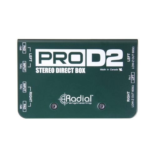 Radial PRO D2 / 래디알 스테레오 패시브 다이렉트박스