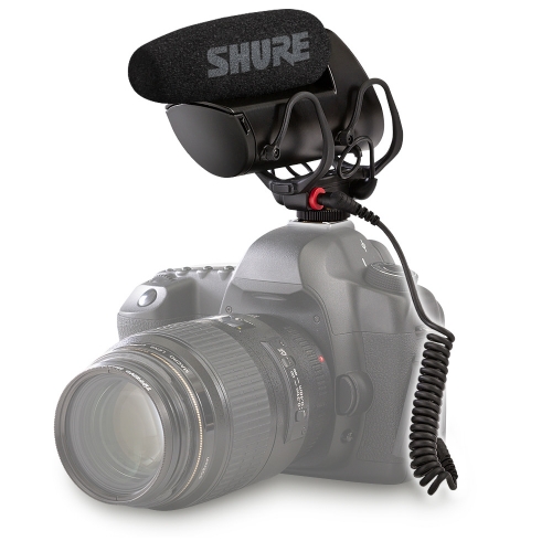 SHURE VP83F / 슈어 카메라 장착용 샷건 마이크 + 플래시 레코딩 / AA건전지 포함