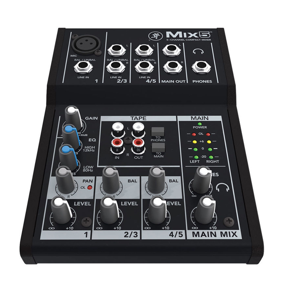 MACKIE Mix5 / 맥키 5채널 소형 믹서 / 이펙터 없음
