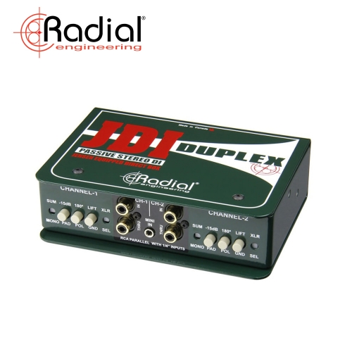 Radial JDI Duplex DI BOX / 래디알 스테레오 패시브 다이렉트 박스