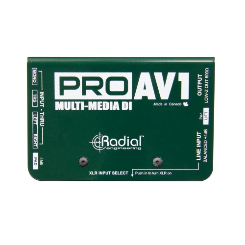 Radial PRO AV1 / 래디알 멀티미디어 다이렉트 박스