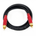 BK2020 암페놀 RCA - RCA 오디오케이블 커넥터색상선택(그린,레드,화이트) 국산 고급 BK케이블