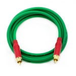 BK2020 초록 암페놀 RCA - RCA 오디오케이블 커넥터색상선택(그린,레드,화이트) 국산고급BK케이블