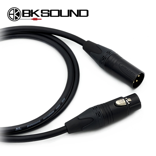 BK3030 뉴트릭 골드팁 XLR(암) - XLR(수) 마이크케이블 제작케이블 국산 고급 BK케이블