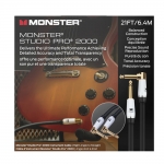 몬스터 Studio PRO2000 기타 케이블 / 6.4M(21ft) / TS - ㄱTS 모노케이블 / 정식수입품