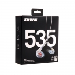 [사은품증정] SHURE SE535-CL 클리어색상 슈어 SE535 사운드 아이솔레이팅 이어폰 모니터링 인이어
