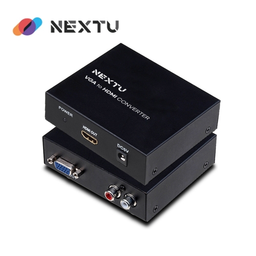 NEXT-2216VHC VGA to HDMI 변환컨버터 RGB to HDMI변환컨버터 아답타전원공급