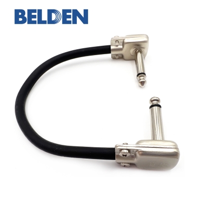 벨덴 9395 스퀘어플러그 SP600 ㄱ자 55TS 패치케이블 이펙터연결케이블
