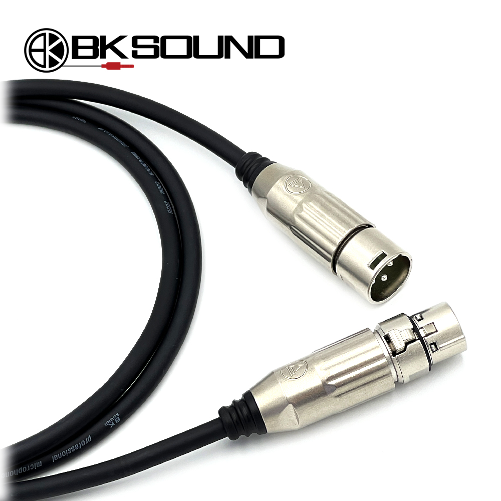 BK2020 스위치크래프트 XLR(암) - XLR(수) 마이크케이블 제작케이블 국산 고급 BK케이블