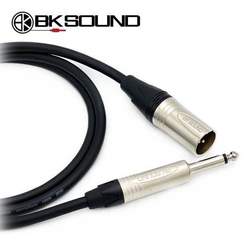 BK3030 BK XLR(수)-니켈 55TS 케이블 음향장비 스피커케이블 국산 고급 BK케이블