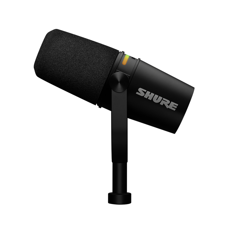 SHURE MV7+ 슈어 팟캐스트 XLR, USB-C타입 하이브리드 듀얼 마이크 블랙