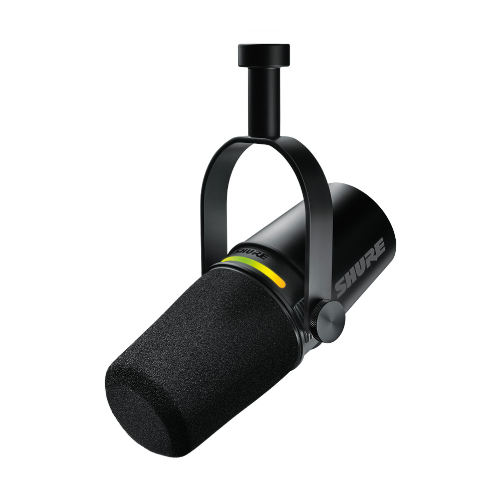 SHURE MV7+ 슈어 팟캐스트 XLR, USB-C타입 하이브리드 듀얼 마이크 블랙