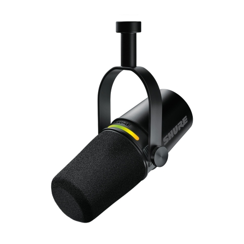 SHURE MV7+ 슈어 팟캐스트 XLR, USB-C타입 하이브리드 듀얼 마이크 블랙