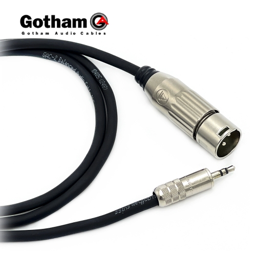고담 GAC-2 스위치크래프트 XLR(수) - 3.5mm AUX 오디오케이블