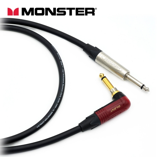 [커스텀] 몬스터 락케이블 뉴트릭 55TS - 기역자 사일런트 TS(모노) 기타케이블 커스텀케이블