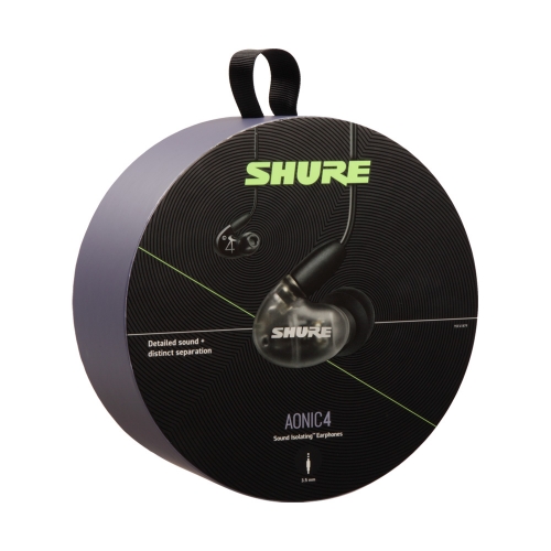 SHURE AONIC 4 슈어 사운드 아이솔레이팅 이어폰 블랙